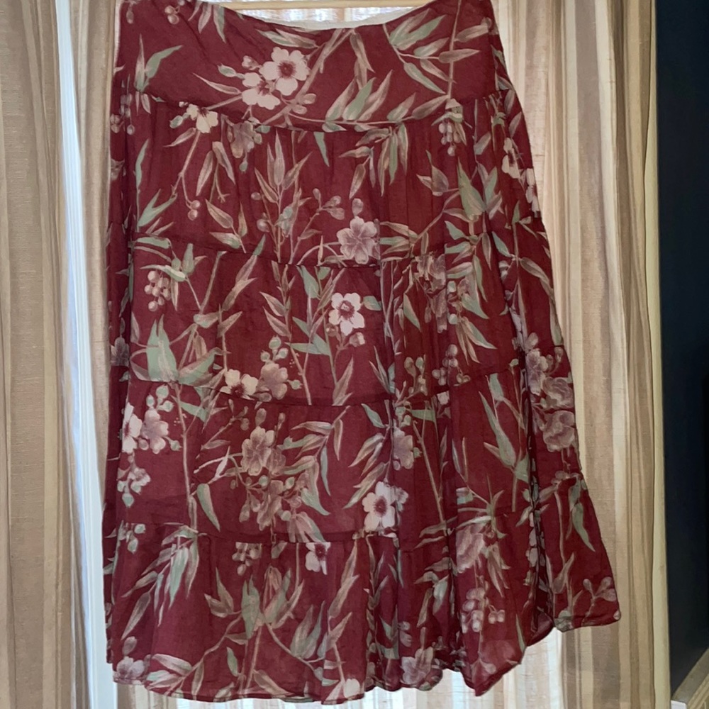 Patterned Button up Skirt Set - Picture 5 of 7